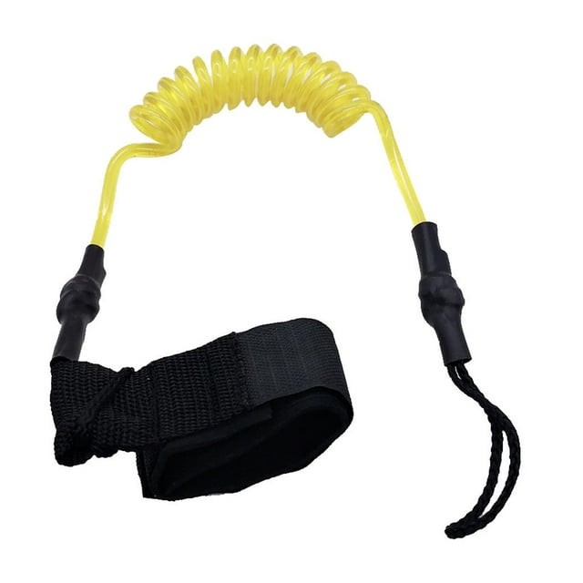 Paddle Rod Elastic Leash Boats Raft Stretch Rope - Yellow