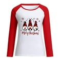 thumbnail image 5 of Qertyioot Chandail en Molleton Décontracté de Noël pour Femmes, Manches Longues Col Rond Imprimé Ample, 5 of 5