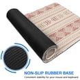 thumbnail image 6 of Long Mouse Pads for Desk,Pink Geometric Striped Pattern Desk Mats on Top Of Desks, Desk Mouse Pad Extra Large with 3mm Non-Slip Base and Stitched Edge for Gaming,Office,Work,Home 31.5"x11.8", 6 of 6