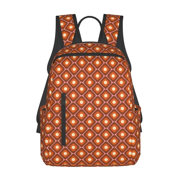 Fotbe 60s and 70s Aesthetic Mochila Ligera para Hombres y Mujeres - Duradera y Resistente al Agua, Ideal para Escuela, Trabajo, Viajes y Uso Diario