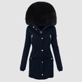 thumbnail image 4 of Winter Coats for Womens Hooded Warm Winter Overcoat with Lined, Winter Parka Jacket Thick Down Outerwear Jacket for Women, 4 of 7