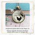 thumbnail image 4 of Chicken Mom Necklace Bronze Metal Gutsy Goodness Farm Life Adult Female Jewelry, 4 of 8