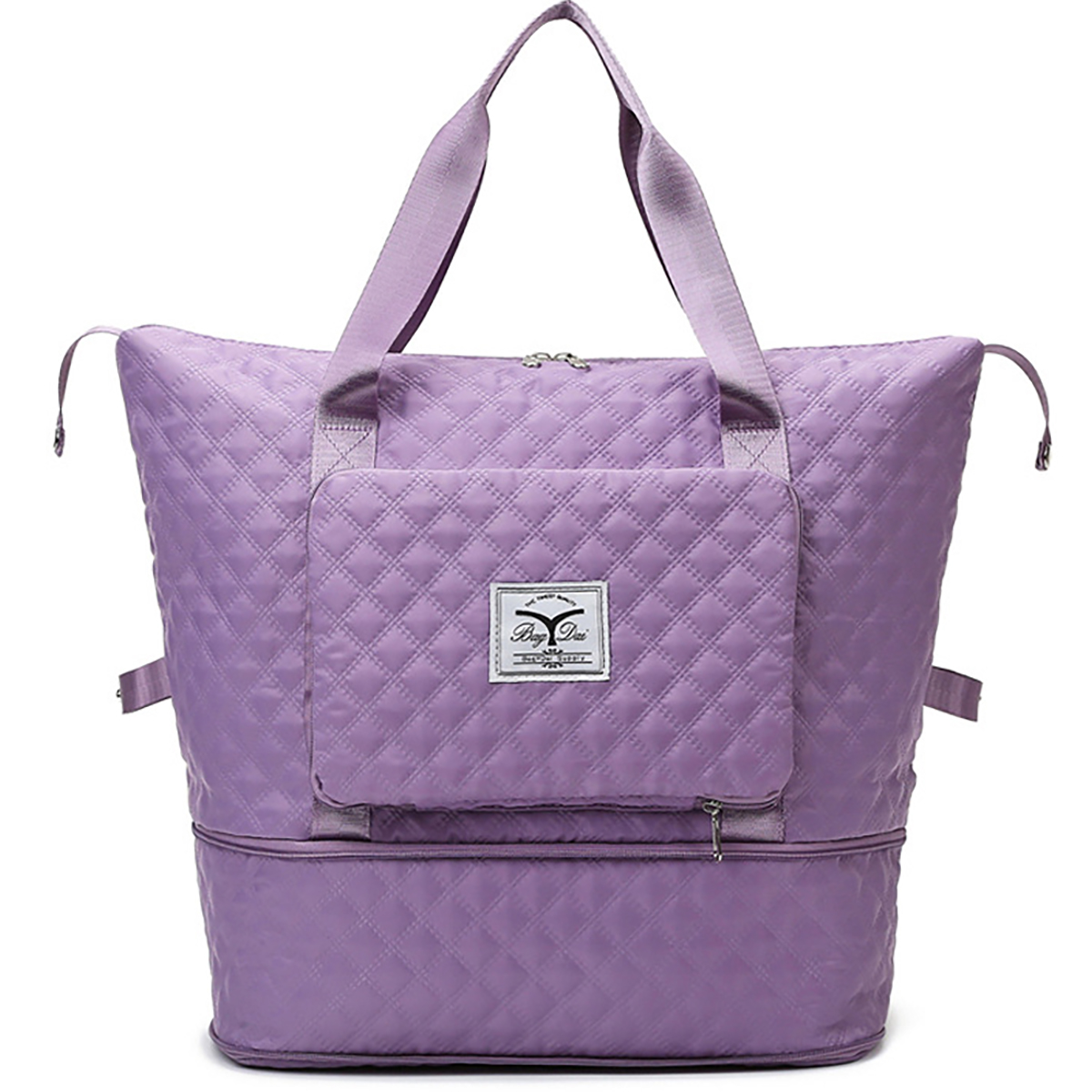 LOVECM Travel Duffle Bag for Women, Weekender Overnight Bags with Shoe