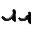 thumbnail image 1 of 1 Pair Acrylic Baseball Wall Mounted Holder Baseball Bat Display Softball Bats Rack Collection Bracket Black, 1 of 10