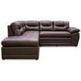 thumbnail image 2 of Sala Esquinera de Piel Genuina, Love Seat y Cheise Long, 4 plazas, Lado Izquierda, Modelo Sevilla, Color Chocolate, Elegante, cómoda y confortable, Hecho en Mexico. Medidas 232 X 200 X 90 cm., 2 of 5