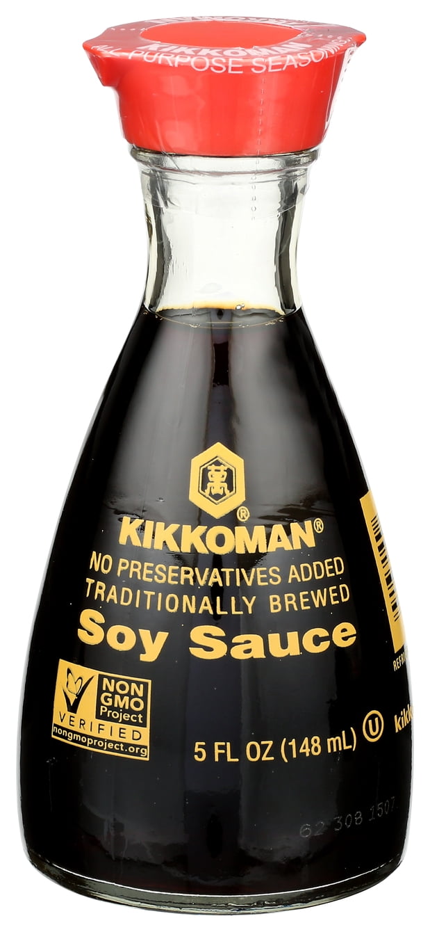 (3 pack) Kikkoman Soy Sauce, 5 fl Bottle