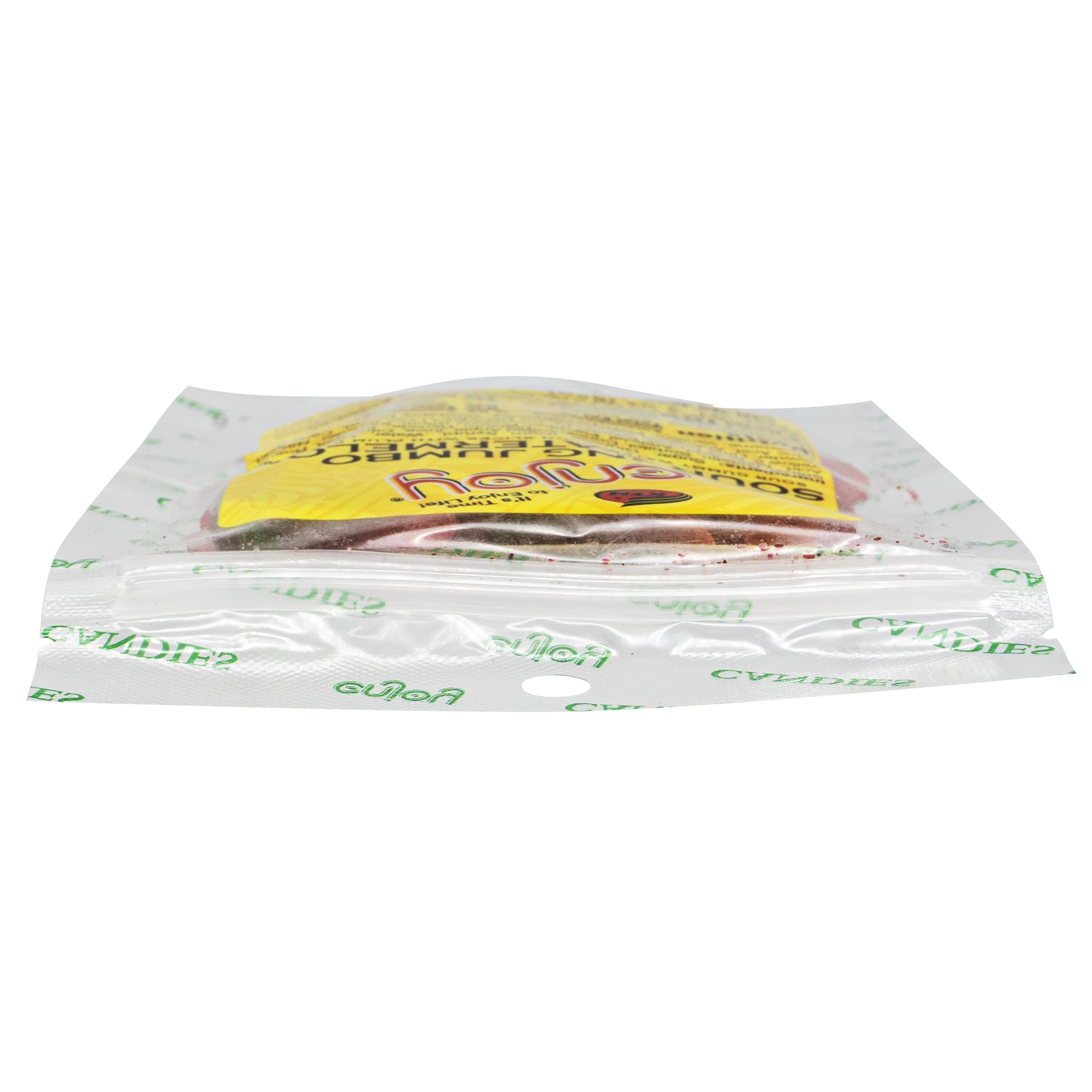 Enjoy Li Hing Jumbo Sour Watermelon (3 oz), Gummy Candy, Resealable Bag, Contains Phenylalanine