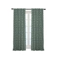 thumbnail image 3 of 3S Brother's Home Décor Curtains BOHO Design Set of 2 Panels Velvet Look Hanging Back Tap and Rod Pocket Décor Nursery Room Bedroom Kitchen Window - Made in Turkey 30Dar-Mint (52"Wx84"L), 3 of 6