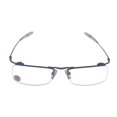 thumbnail image 5 of New Balance Mens Eyeglass Rectangle Rimless Metal NB 356 3 Gunmetal. 53mm, 5 of 6