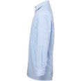 thumbnail image 3 of Premier - Camisa de manga larga modelo Microcheck para hombre (Azul claro/blanco), 3 of 3