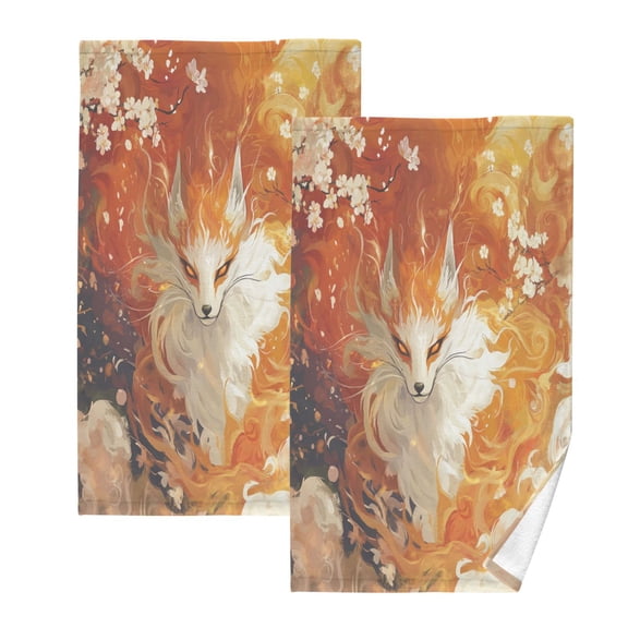 BZSMCE Face Towel Hand Towel Bath Towel Cotton Bath Towel Sets Hand Bath Towels Fashion Fire Songs Pattern