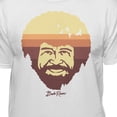 thumbnail image 2 of Teelocity Bob Ross Sunset Fill White Short Sleeve Graphic Tee, 2 of 4