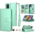 thumbnail image 1 of 6.5" 2020 Galaxy A51 5G Case, Samsung Galaxy A51 5G Wallet Case, Njjex Luxury PU Leather 9 Card Slots Holder Carrying Folio Flip Cover [Detachable Magnetic Hard Case] & Kickstand & Hand Strap, 1 of 5