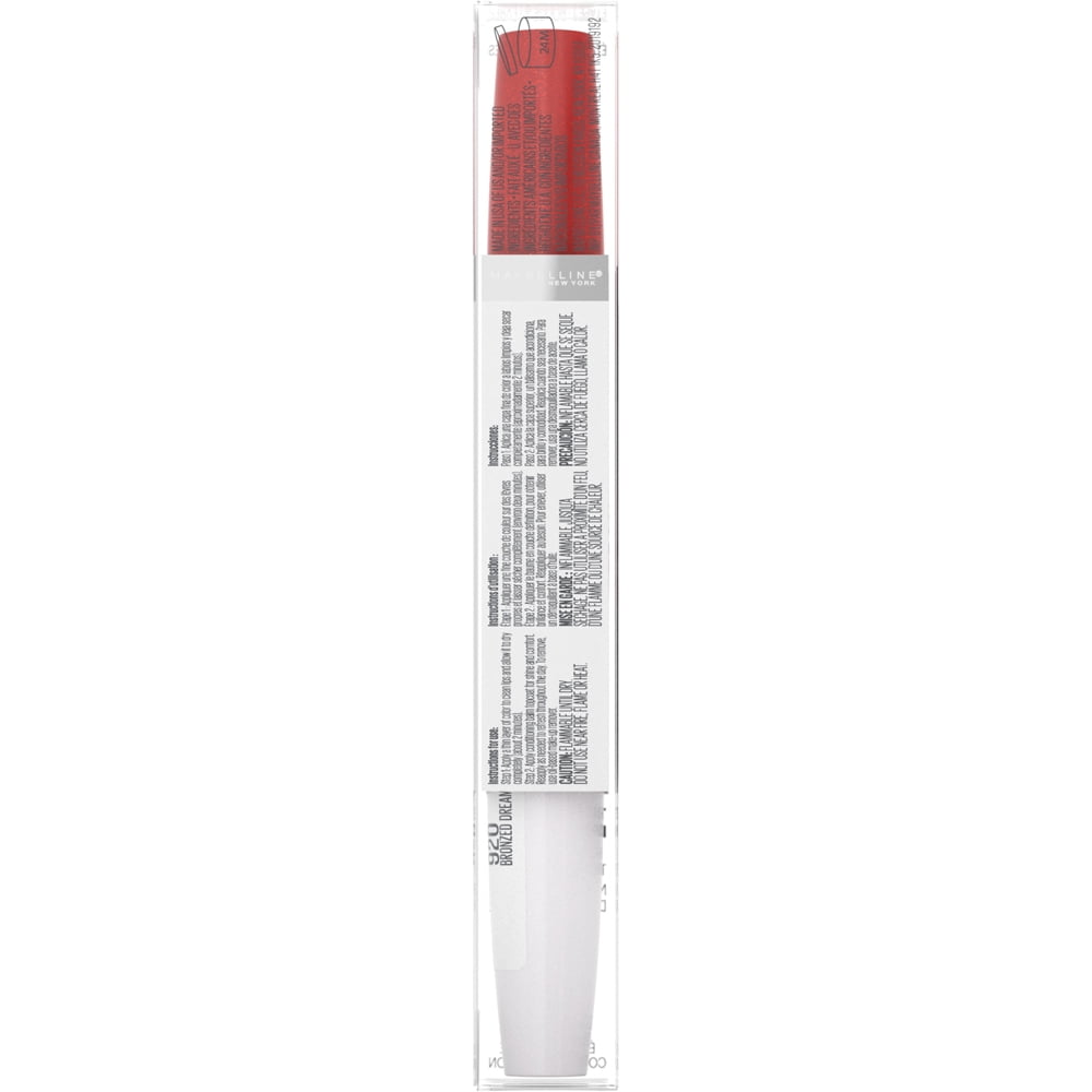 Lipstick, 2-Step Mocha 24 SuperStay Liquid Maybelline Moves