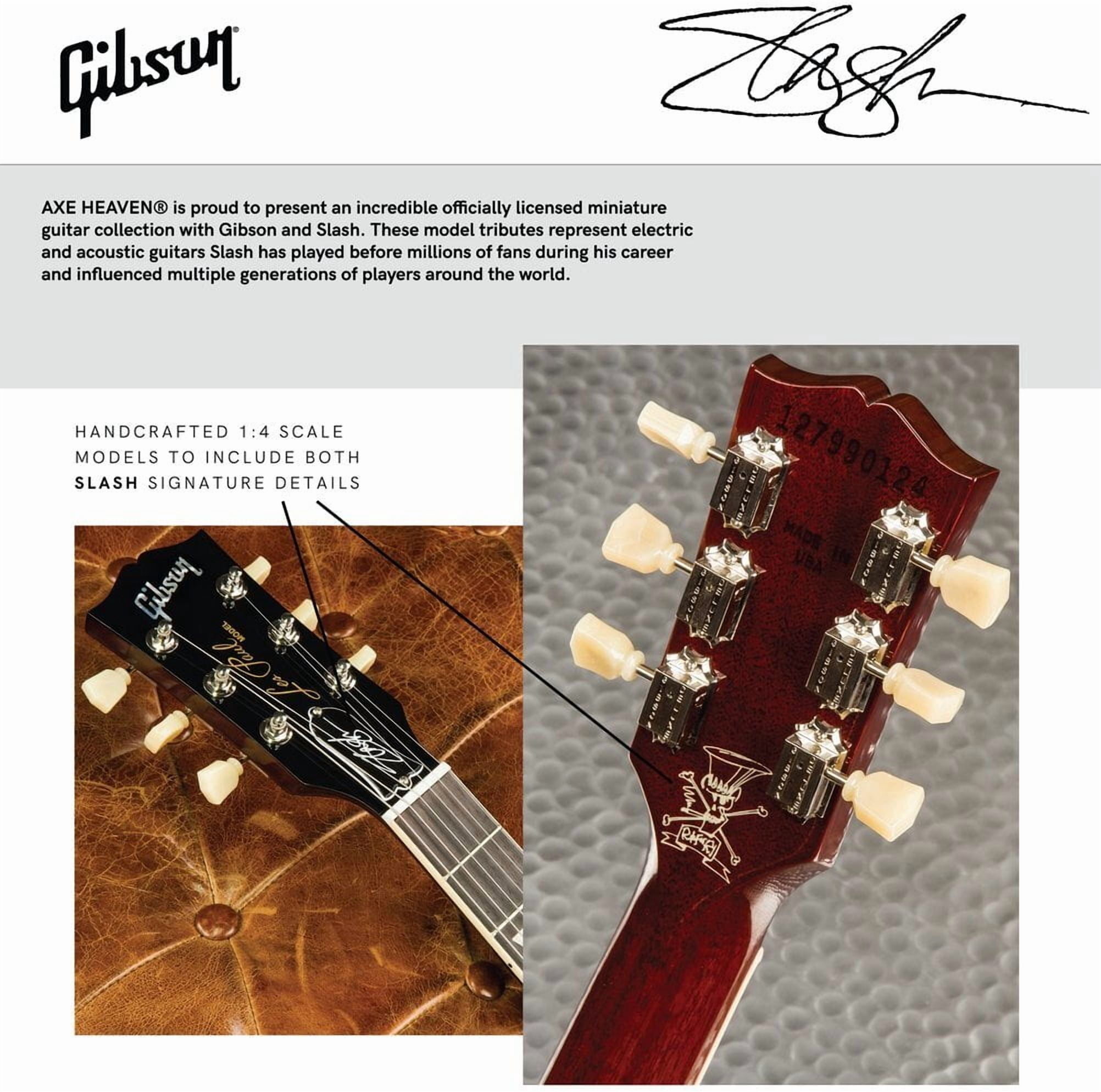 Slash Gibson Les Paul Standard Ltd Edition Anaconda Burst 10 Inch Miniature Guitar