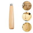 thumbnail image 3 of MRLESS 4-Pack Ergonomic Wooden Handles for File Grip Replacement, Woodworking Tool Accessories, Comfortable File Handle Set, 3 of 8