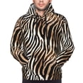 thumbnail image 4 of Hoodies for Men - Realistic Zebra print cool Long Sleeve Comfrt Men'S Fashion Hoodies & Sweatshirts, Sweatshirts for Men Hoodies Pullover Clothing Clothes with Pouch, 4 of 7
