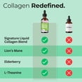 thumbnail image 5 of Liquid Collagen Peptides w/ Lions Mane Mushroom, Elderberry & L-Theanine – High Potency/Absorption Formula. Hair, Skin, Nail + Joint Support. Fight Brain Fog & Boost Immunity – Collagen Mojo - 2 oz., 5 of 9