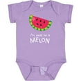 thumbnail image 3 of Inktastic I'm One in a Melon Watermelon Humor Boys or Girls Baby Bodysuit, 3 of 5