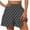 Dark Gray, variant on yillto Womens Shorts Pokla Dot Printed High Waist Wide Leg Loose Shorts Summer Lightweight Flowy Shorts