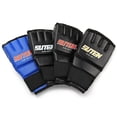 thumbnail image 3 of Flmtop 1Pair Fingerless Mittens Empty Palm Portable Soft Portable Punch Gloves for Boxing, 3 of 10