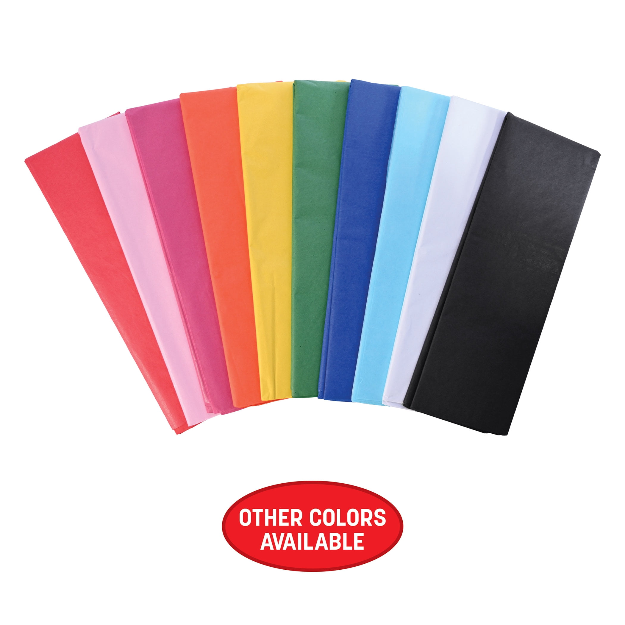 Green Tissue Paper Sheets, 20" x 20", Pack of 96 Sheets