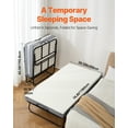 thumbnail image 2 of VEVOR Rollaway Bed Folding Bed with 5 in Foam Mattress for Adults and Guest, 2 of 9