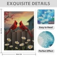 thumbnail image 3 of Diamond Art Kit for Adults, Modern Cardinal Bird Red Print No.103 Diamond Painting for Adults Beginners, 5D DIY Diamond Art Painting Kits, Colorful Diamond Painting Craft for Home Decor 12x16, 3 of 7