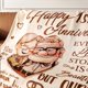 thumbnail image 5 of LHSHID Wedding Anniversary Blanket 1 Year for Women Men Happy 1st Anniversary Soft Throw Blanket Romantic Gift for Couple Wife Husband 60"x80", 5 of 7