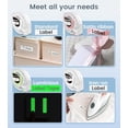 thumbnail image 5 of Impresora de etiquetas Phomemo P12 con cinta, impresora térmica pequeña con Bluetooth y múltiples plantillas, ideal para el hogar, la cocina, la organización y la oficina, color blanco., 5 of 5