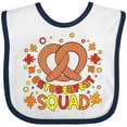 thumbnail image 3 of Inktastic Oktoberfest Squad Fall Leaves Pretzel Boys or Girls Baby Bib, 3 of 4