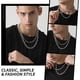 thumbnail image 2 of Collar, cadena y casa, cable Link Rollo, acero inoxidable, 9 mm, 66 cm, 2 of 7