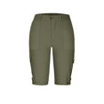 thumbnail image 5 of Cargo Capris for Women with Pockets Capri Cargo Work Pants for Women Casual Summer Army Green L, 5 of 6