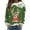 Green, variant on Fiaer Crewneck Sweatshirts Womens Christmas Deer Graphic Funny Xmas Plus Size Baggy Trendy Long Sleeve Pullover Tops Red XL