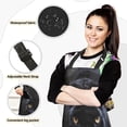 thumbnail image 3 of Cool Black Panther Oven Mitts and Pot Holders with Chef Apron,Set of 5 Heat Resistant Kitchen Gloves and Silicone Non-Slip Potholders Adjustable Neck Buckle Chef Apron, 3 of 6