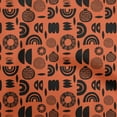 thumbnail image 1 of oneOone Cotton Poplin Orange Fabric Abstract Craft Projects Decor Fabric Printed By The Yard 56 Inch Wide, 1 of 4