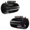 thumbnail image 3 of Front Pair Exterior Door Handle Compatible with 2003-2015 Ford Expedition Smooth Black Without Key Hole 6L1Z7822405 6L1Z7822404 King Ranch Limited Max Eddie Bauer Max King Ranch, 3 of 5