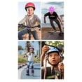 thumbnail image 2 of Bicicleta Helmet Glaf para niños pequeños de 2 a 8 años, multideportiva, azul y blanco, 2 of 8