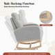 thumbnail image 5 of Yeshouse Silla mecedora de niños con apoyo de los pies, sillas mecedoras de niños con respaldo alto, silla mecedora de planeador con bolsillo, planeador de niños Rocker para sala de estar/dormitorio, 5 of 8