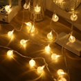 thumbnail image 4 of Guirnalda de luces LED con pilas y bolas de globo, cadena de hadas, 4 of 5