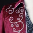 thumbnail image 3 of Disfraz Premium Chaqueta gótica punk para hombre, disfraces medievales renacentistas de Halloween, vampiro y caballero Ygjytge Rojo T XXL para Hombre, 3 of 8