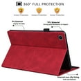 thumbnail image 4 of Dteck Case for Kindle Paperwhite (11th Generation-2021) 6.8 inch ,Shockproof Smart PU Leather Folio Card Holder Wallet Hybrid Rubber Lightweight Cover for Amazon Kindle Paperwhite 2021,Red, 4 of 9