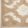 thumbnail image 4 of Orian Boucle Seaborn 9' X 13' Driftwood Damask High Low Outdoor Rug, 4 of 8