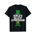 thumbnail image 1 of [St Patrick's Day T-Shirt] Soft and Breathable St Patrick's Day T-Shirt - World's Tallest Leprechaun - Comfortable Leisure Sports Gift for Halloween and Christmas, 1 of 6