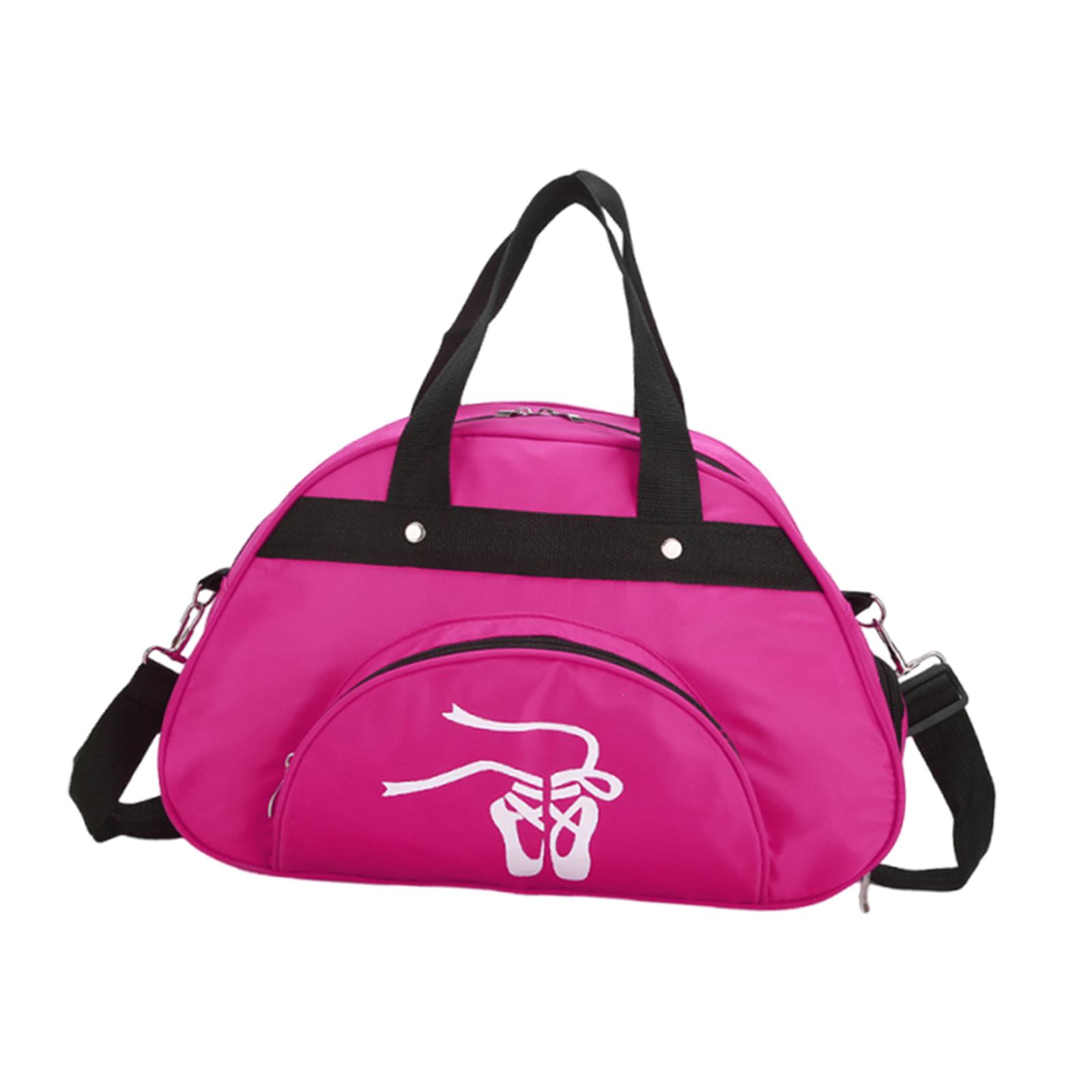 Dance Bag Sport Gym Duffel Nylon Shoe Storage Lightweight Design for Girls Teens Dancers Ballet