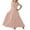Pink, variant on REDARER Girls' Elegant Sleeveless Round Neck Maxi Dress with Pleated Bodice & Asymmetrical Hem Formal Party Dress for Performances Weddings Kids Dress,9-10 Years