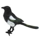 thumbnail image 2 of Figuras de aves,Magpie Simulación Pájaro Jardín al aire libre Patio,Arte de la yarda del césped de la casa Modelo emplumado del pájaro,Apoyo de fotografía animal pájaro artificial, 2 of 8