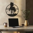 thumbnail image 6 of Violaura Horse Metal Wall Art - Easy to Install Hanging Perfect for Home, Living Room Decor (60.0" x 54.0"), 6 of 8