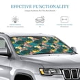 thumbnail image 2 of Bingfone Hawaiian Style Car Windshield Sunshade,Sun Foldable Sun Shield Sun Visor for Car - Small, 2 of 8