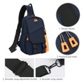 thumbnail image 4 of Dxzfnsa Trending Crossbody Bag For Women Men's Multi Functional Chest Bag USB Rechargeable Crossbody Backpack Korean Style Casual Versatile Shoulder Bag, 4 of 6